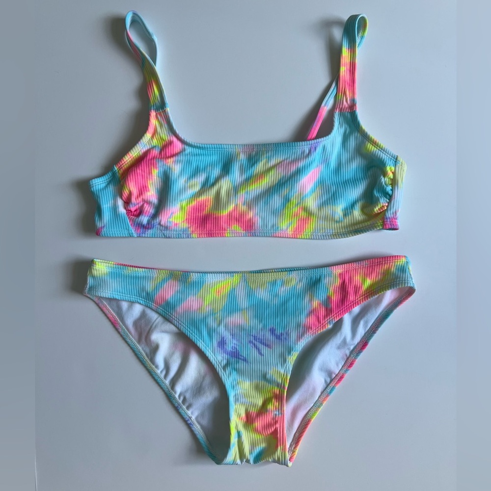 Colorful, Tie-dye Swimsuit